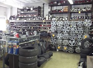 Interior of Pitt Mon Auto Building